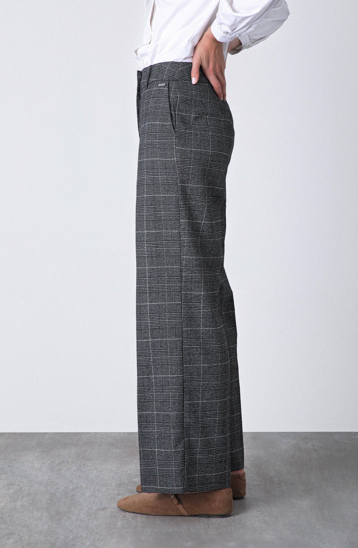 Pantalón Tejido Lurex Grey