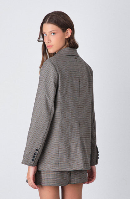 Blazer Tejido Brown