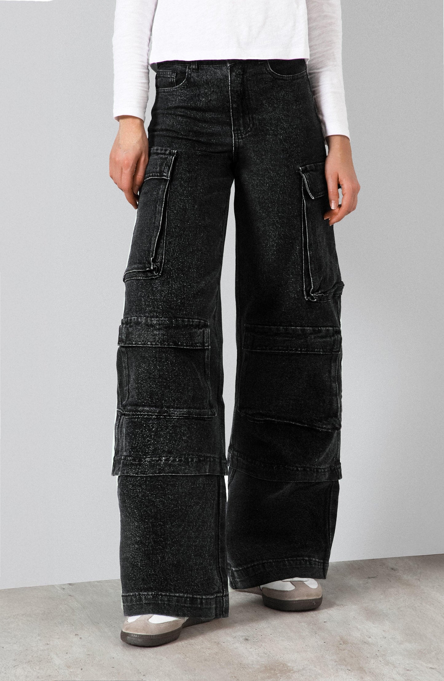 Pantalón Cargo Black