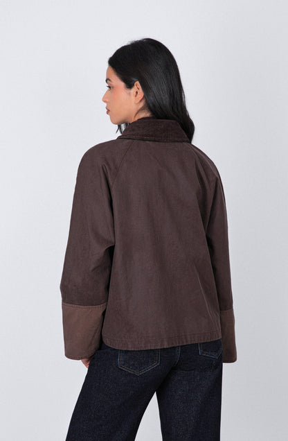 Campera Encerada Brown