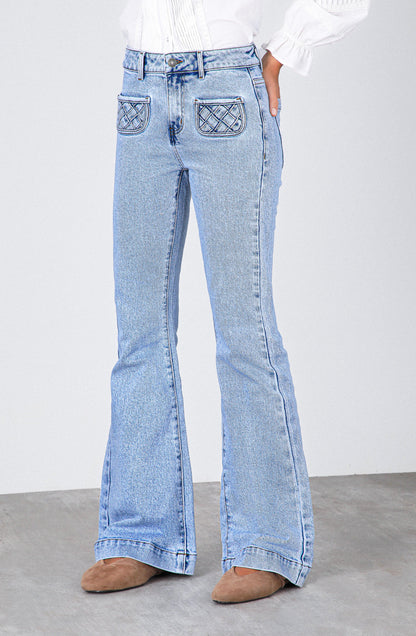 Pantalón Pocket Nudos Blue