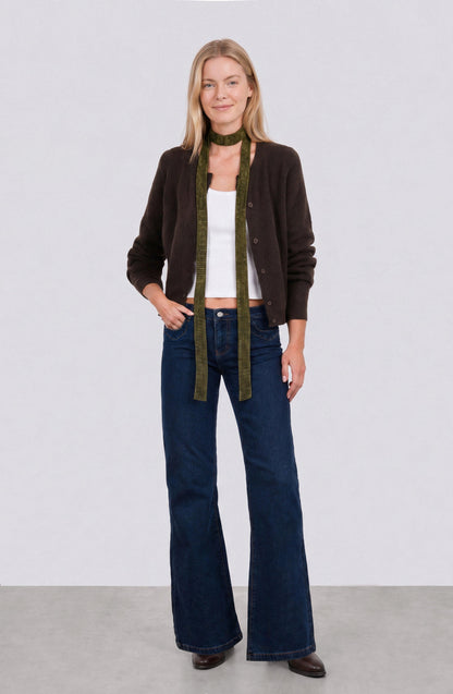 Cardigan Botones Brown