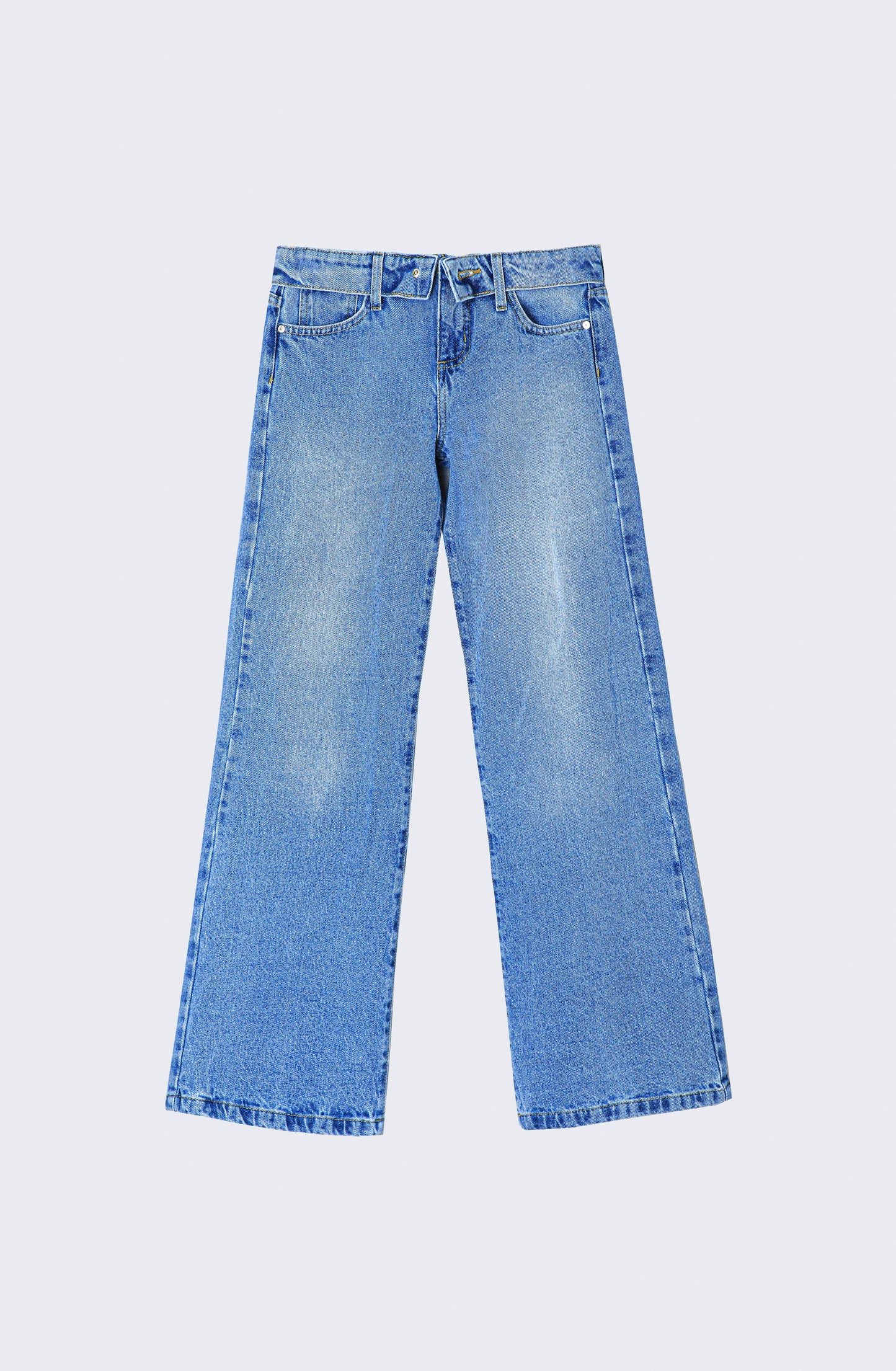 Pantalón Pretina Invertida Blue
