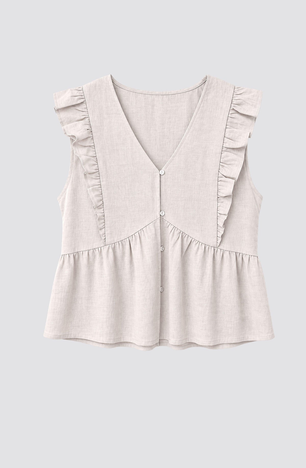 Blusa Vuelos Ecru