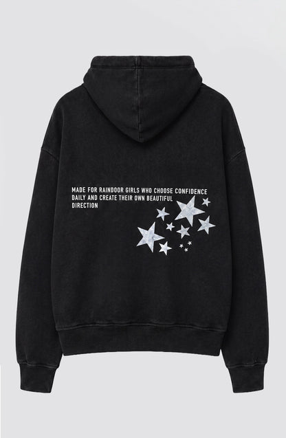 Buzo Hoodie Raindoor Girls Black
