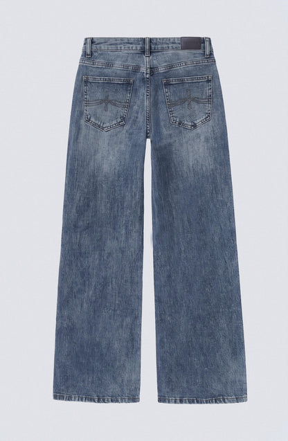 Pantalón Básico Denim Blue