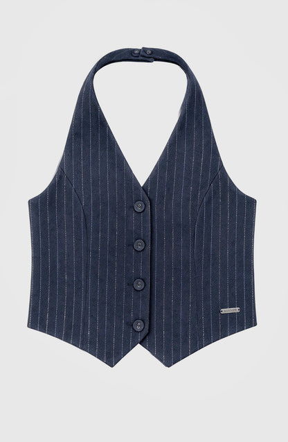 Vest Raya Lurex Blue