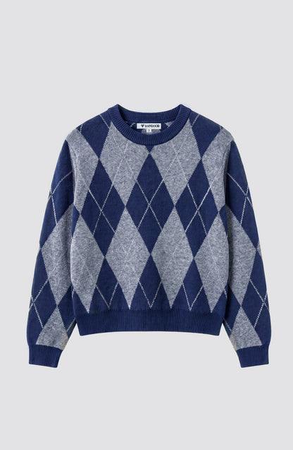 Sweater Rombos Grey