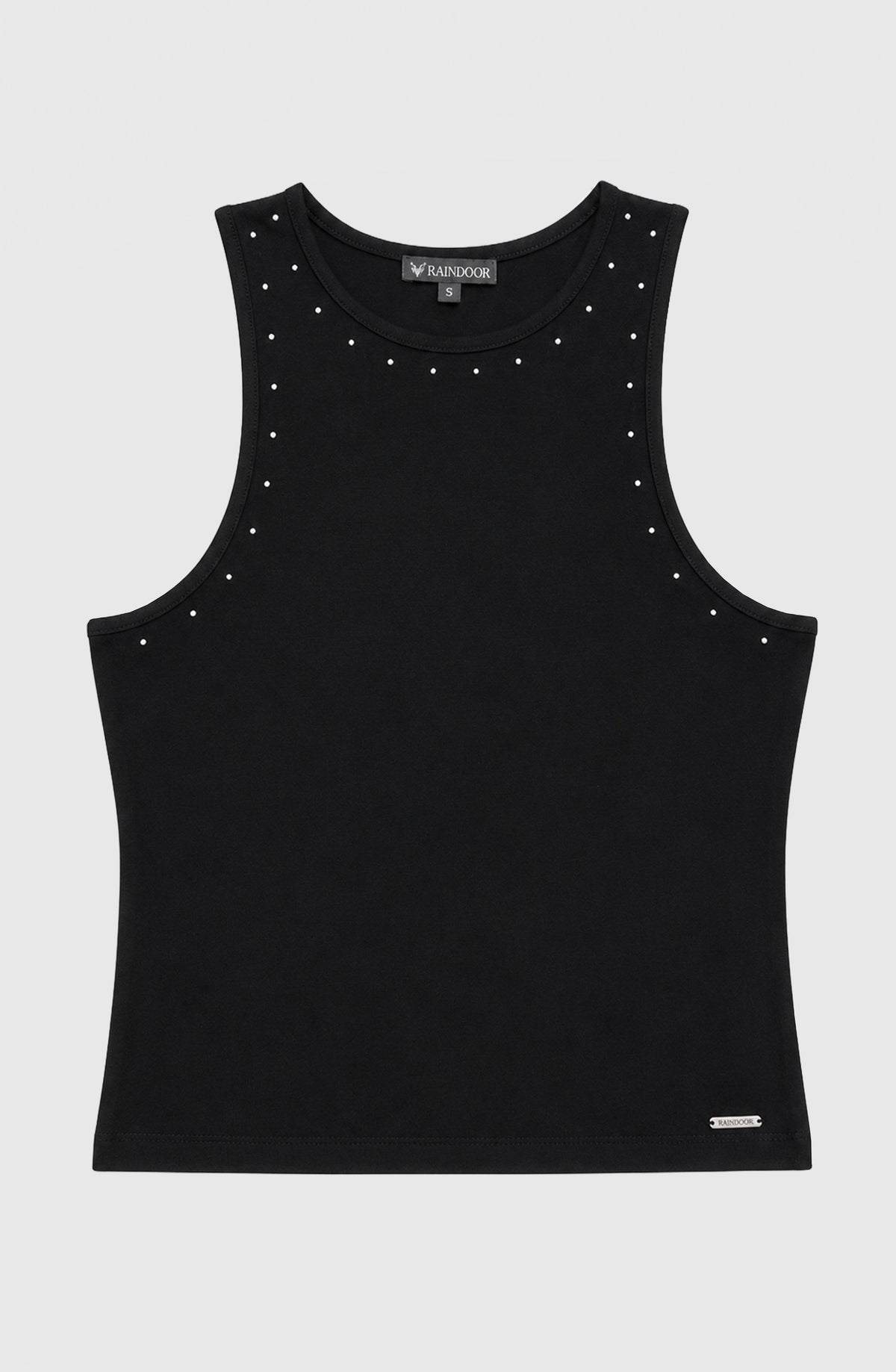 Remera Tank Tachas Black