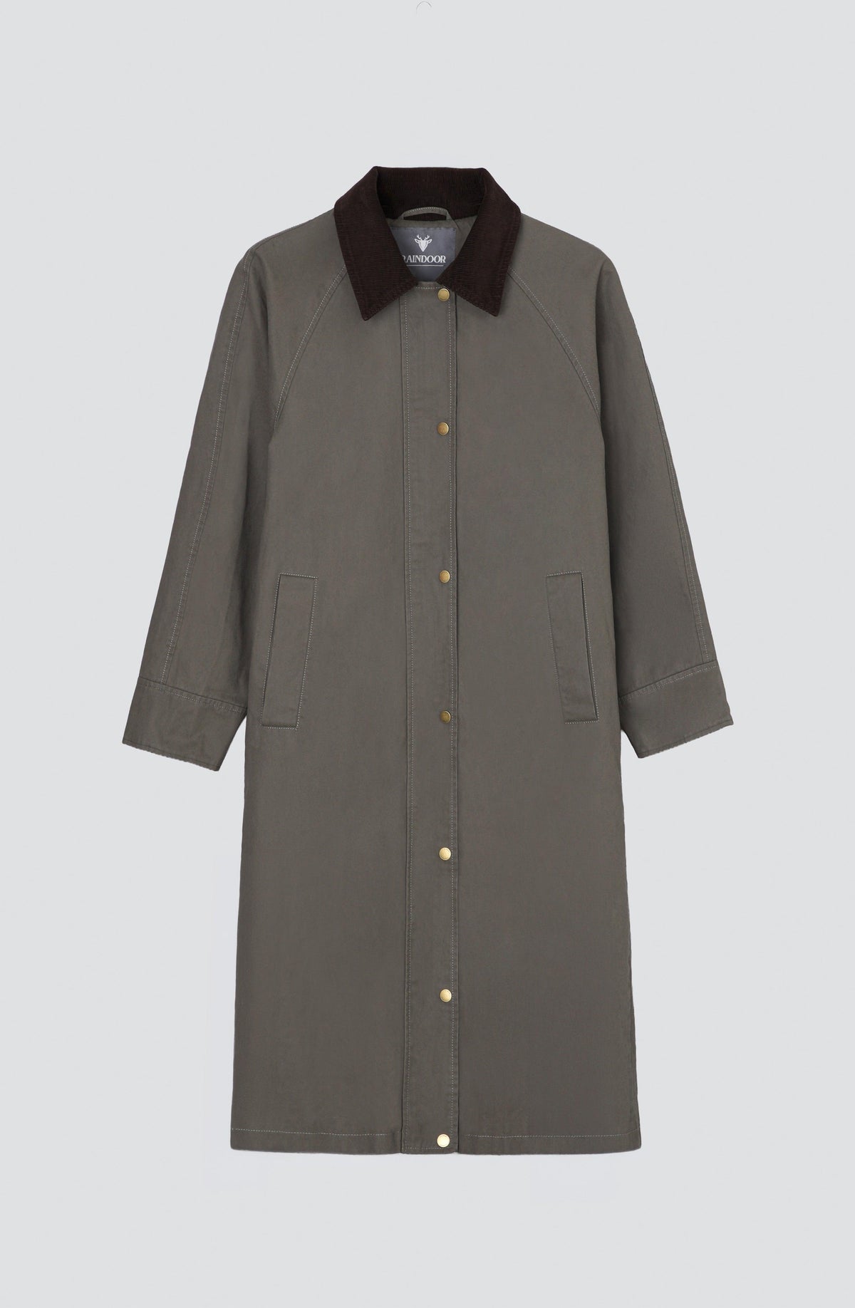 Campera Encerada Larga Green