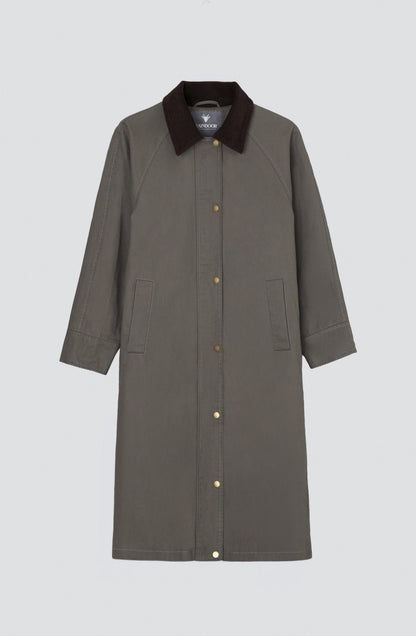 Campera Encerada Larga Green