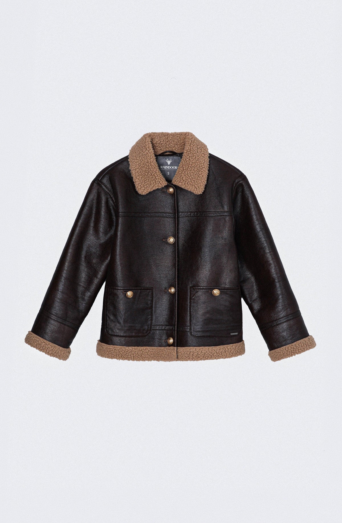 Campera Pu Sherpa Brown