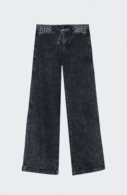 Pantalón Pretina Ojal Black