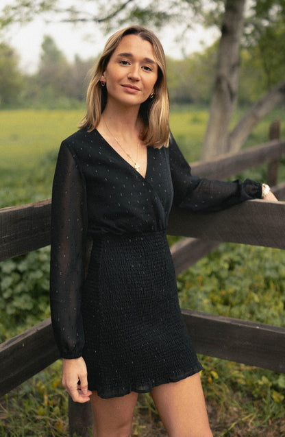 Vestido Panal Black