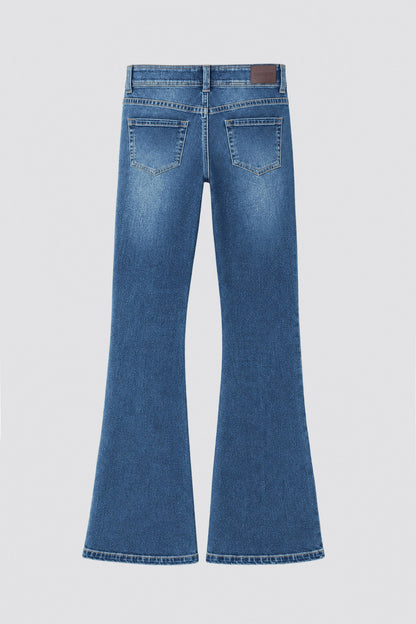 Pantalón Pretina Botones Blue