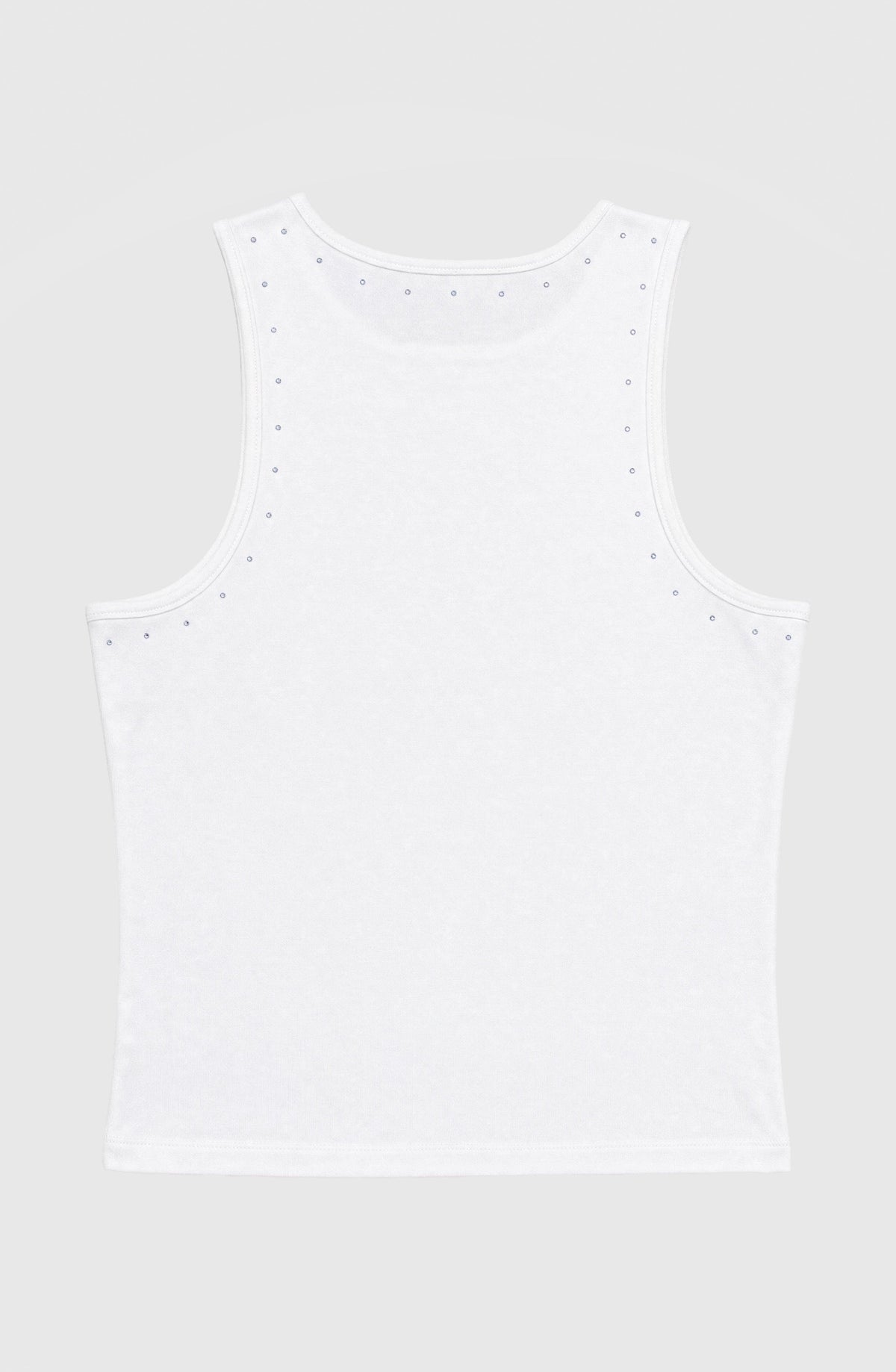 Remera Tank Tachas White
