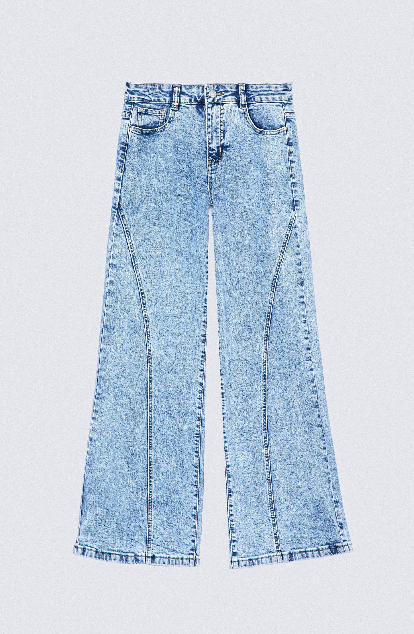 Pantalón Corte Pierna Blue