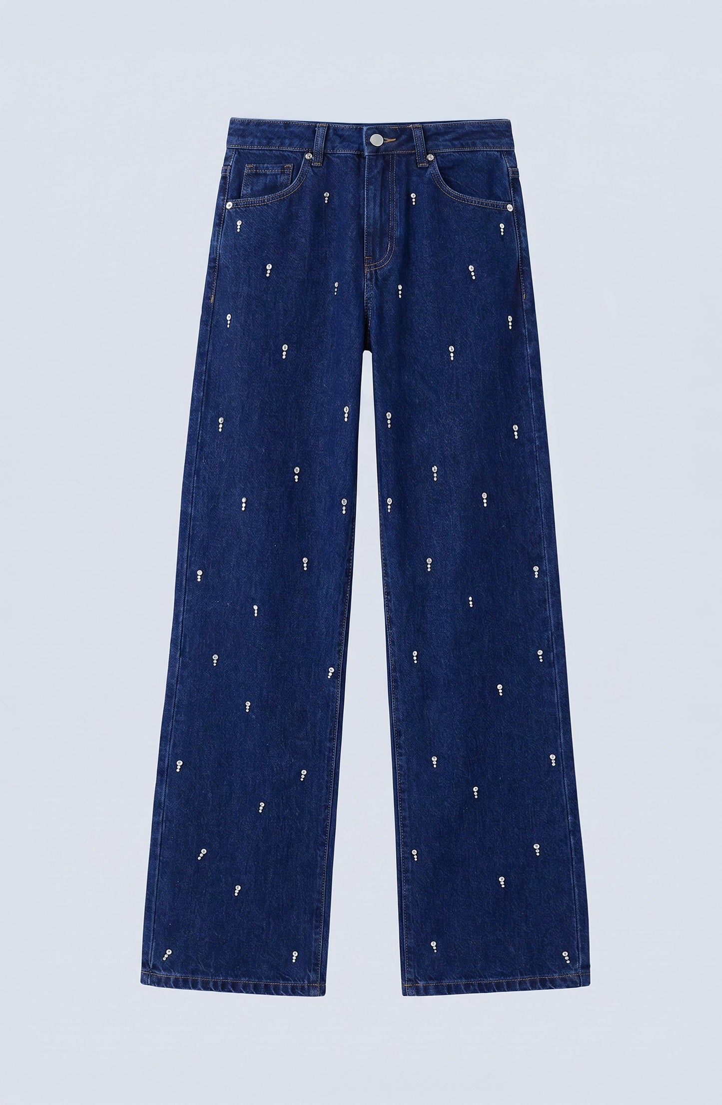 Pantalón Gotas Strass Indigo
