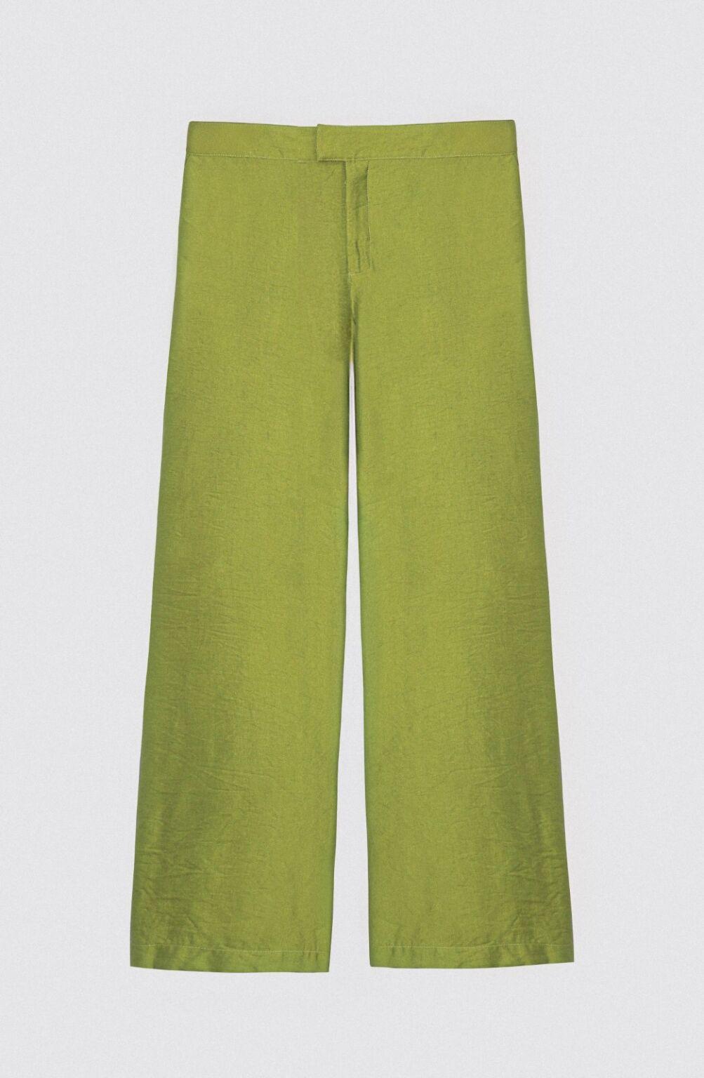 Pantalón Lino Pistacho