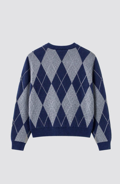 Sweater Rombos Grey