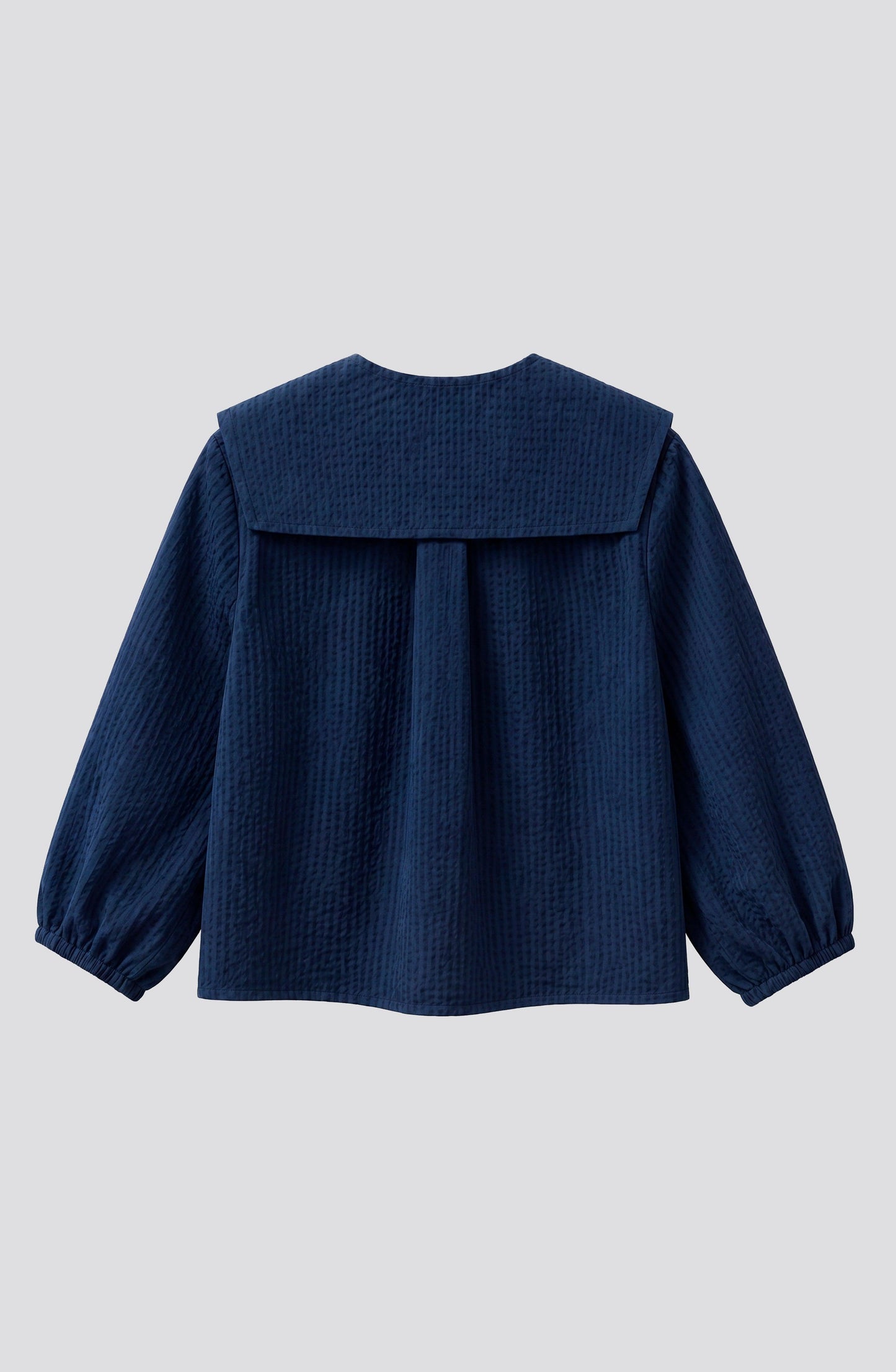 Blusa Cuello Bobo Vichy Blue