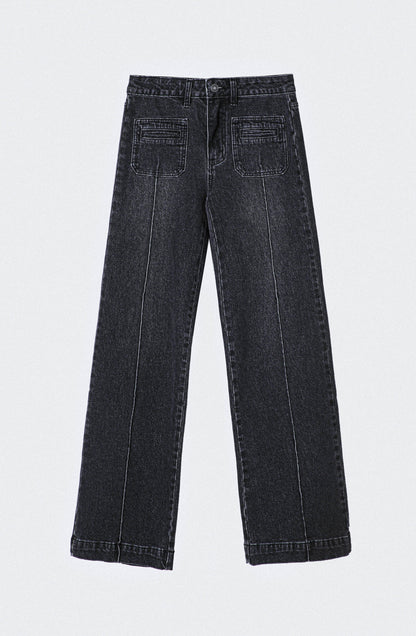 Pantalón Wide Leg Pocket Black
