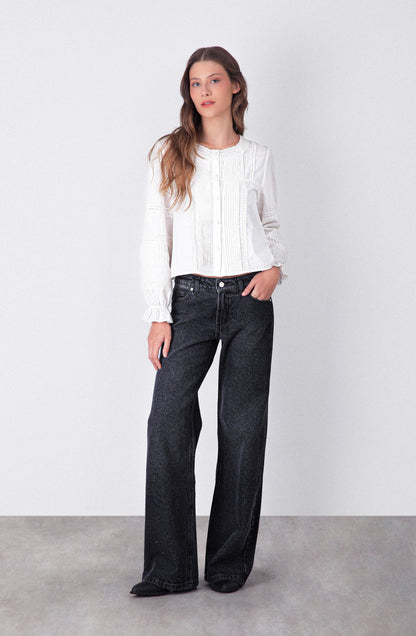 Pantalón Paisley Lurex Black