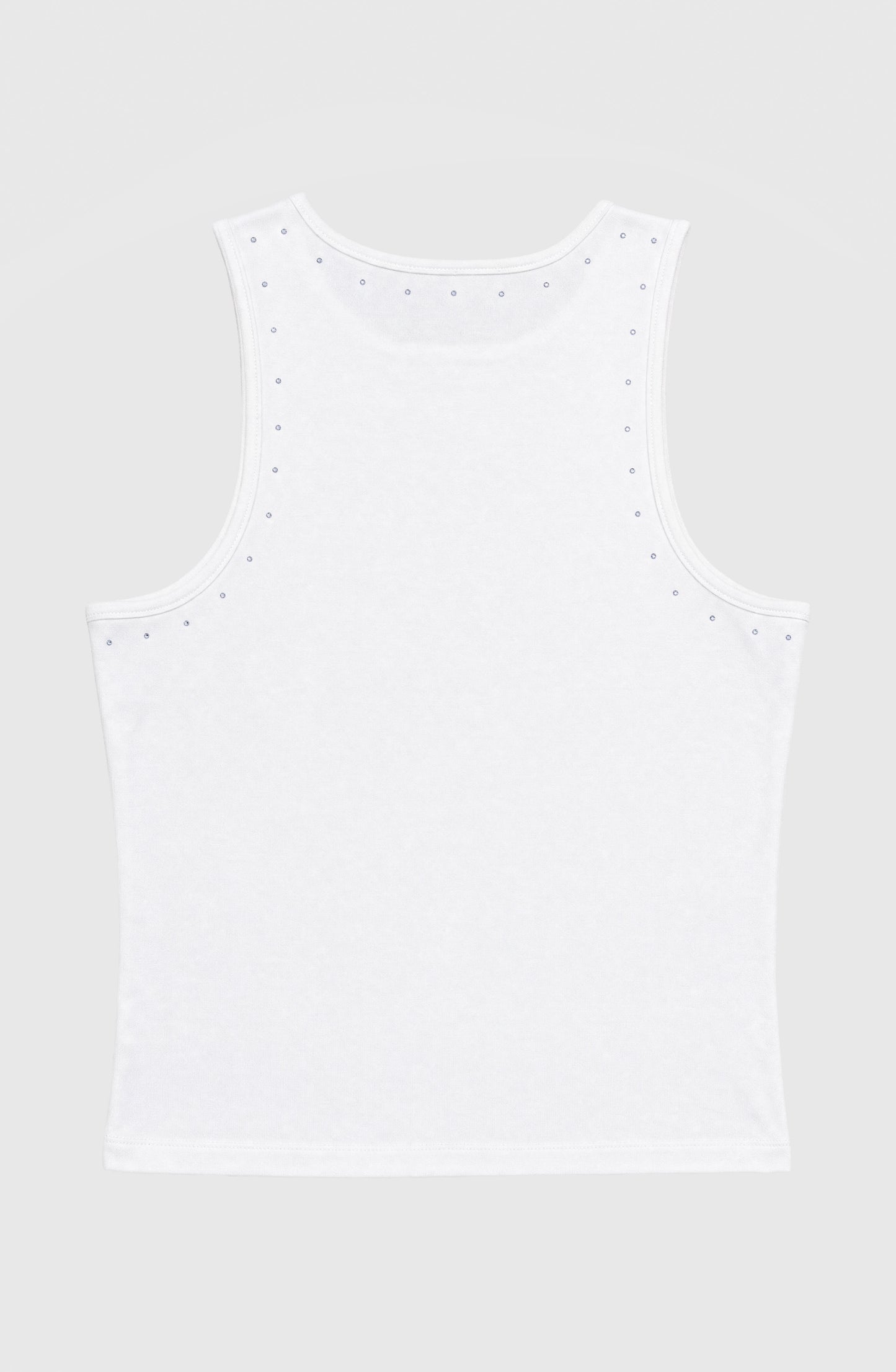 Remera Tank Tachas White